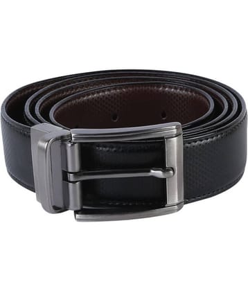 Tie & Cuffs Black PU Casual Belt