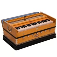 7 Stopper BINA No 8 Natural Double Bellow 39 Keys High Quality Harmonium