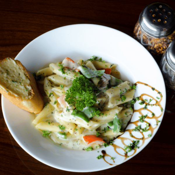 White sauce pasta