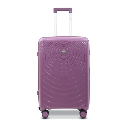 SKYCARRY | Orbital Trolley Bag Single Small S20 | Durable Hard Shell | TSA Type Lock | Spinner Luggage | 360 Disc Spinner Wheels | Travel Suitcase (20, Lavender Violet, Small)