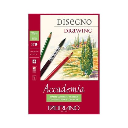 Fabriano Academia Designo Sketching 200Gsm-14.8 X 21 CM