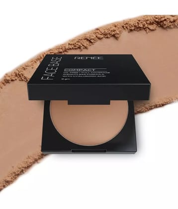 Renee Face Base Pressed Powder Almond Beige Tan SPF 1 9 g