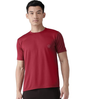 Chkokko - Polyester Regular Fit Dark Green Men's Sports T-Shirt ( Pack of 1 )