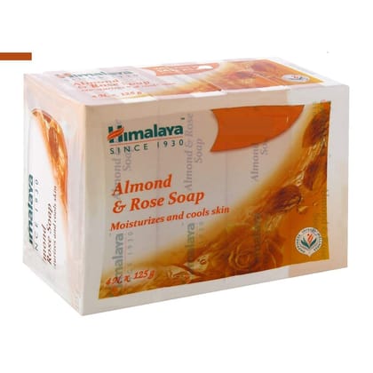Himalaya Herbals Soap, Almond and Rose, 125g (Pack of 4, Save Rupees 20) Himalaya Herbals Soap, Almond and Rose, 125g (Pack of 4, Save Rupees 20) - 125 g (Pack of 4)