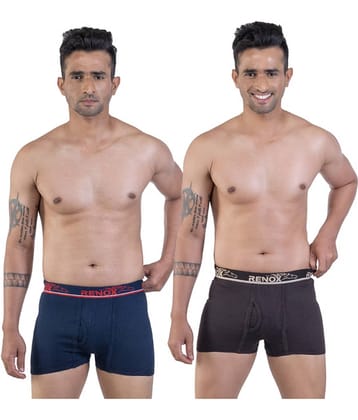 Renox Pack of 2 Cotton Trunks For Men's ( Multicolor )