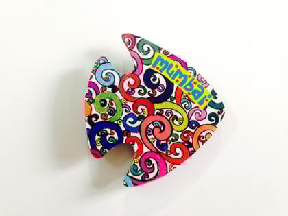 Florosphere Fish Mumbai Wooden Magnet