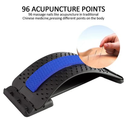 Back Massager, Multi-Level Back Pain Relief Stretcher Device for Neck, Back, Shoulder and Waist Pain Relief