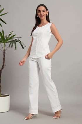 The Summer Ease Set, White-XS / XS