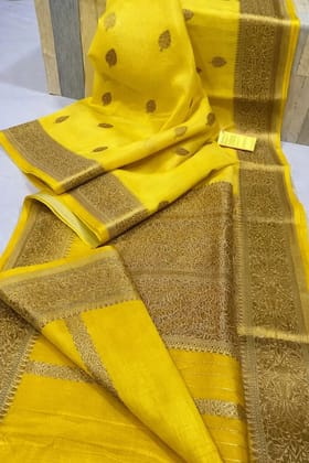 banarasi SOFT KORA ORGANZA SILK saree collection. All over weaving  design.