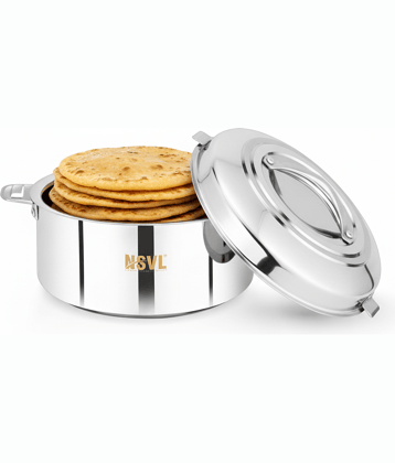 NSVL 2000 ML HOT POT CASSEROLE Steel Steel Serve Casserole ( Set of 1 , 2000 mL )