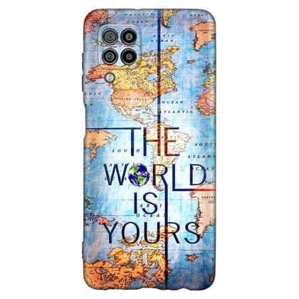 The World IS Yours Samsung F22 Premium Embossed Mobile cover