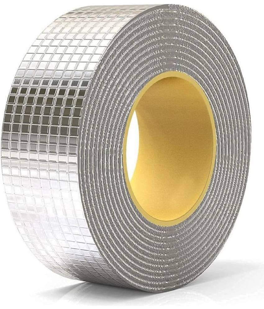 geeta times - Silver Single Sided Flax Tape ( Pack of 1 )