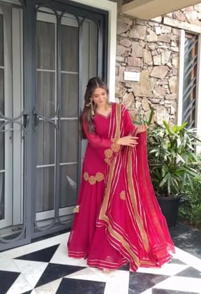 Elegant Embroidered Top Plazzo Dupatta Elegant Embroidered Top Plazzo Dupatta