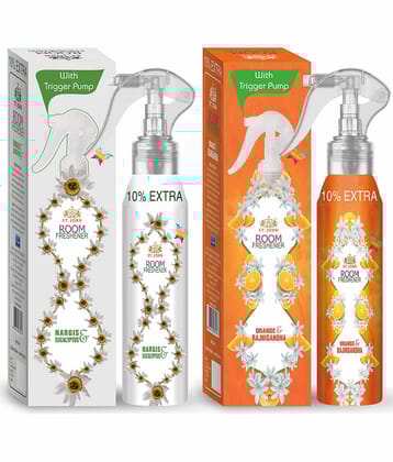 ST.JOHN Nargis & Rajnigandha Room Freshener For Home & Office 250ml Each (500ml)- Pack of 2