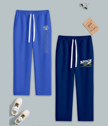 RUNSTARS Pack of 2 Boys Cotton Blend Trackpant ( Multicolor 6 )