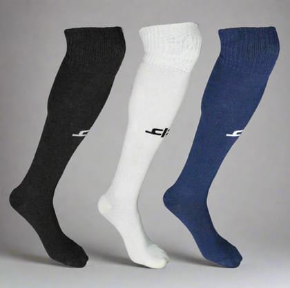 Heelium Bamboo Sports Stockings - 3 Pairs-Blue | Off White | Black