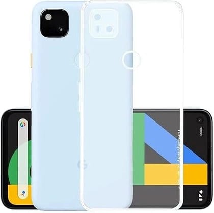 PLUGTECH TPU Ultra Hybrid Clear Camera Protection Back Cover Case for Google Pixel 4A