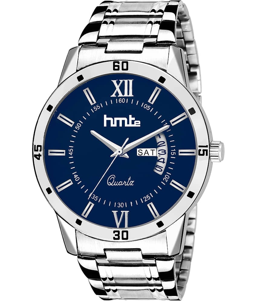 HMTe - Silver Metal Analog Men's Watch