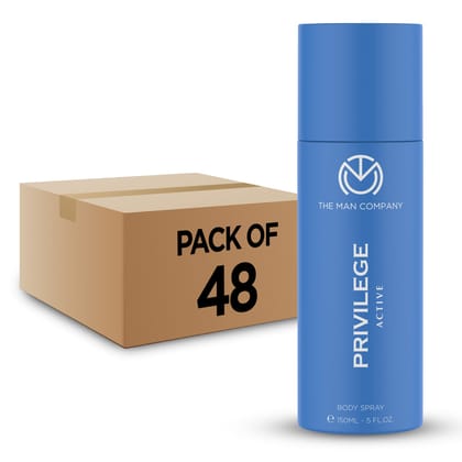Privilege Active Body Spray - Bulk Buy Privilege Active Body Spray - Bulk Buy - Case Size of 48