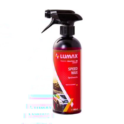 Lumax Speed Wax | 500ML | Incredible Shine & Protection for your Car | Airing Time of 2 Minutes | Applicable in Direct Sunlight | No Polishing Required