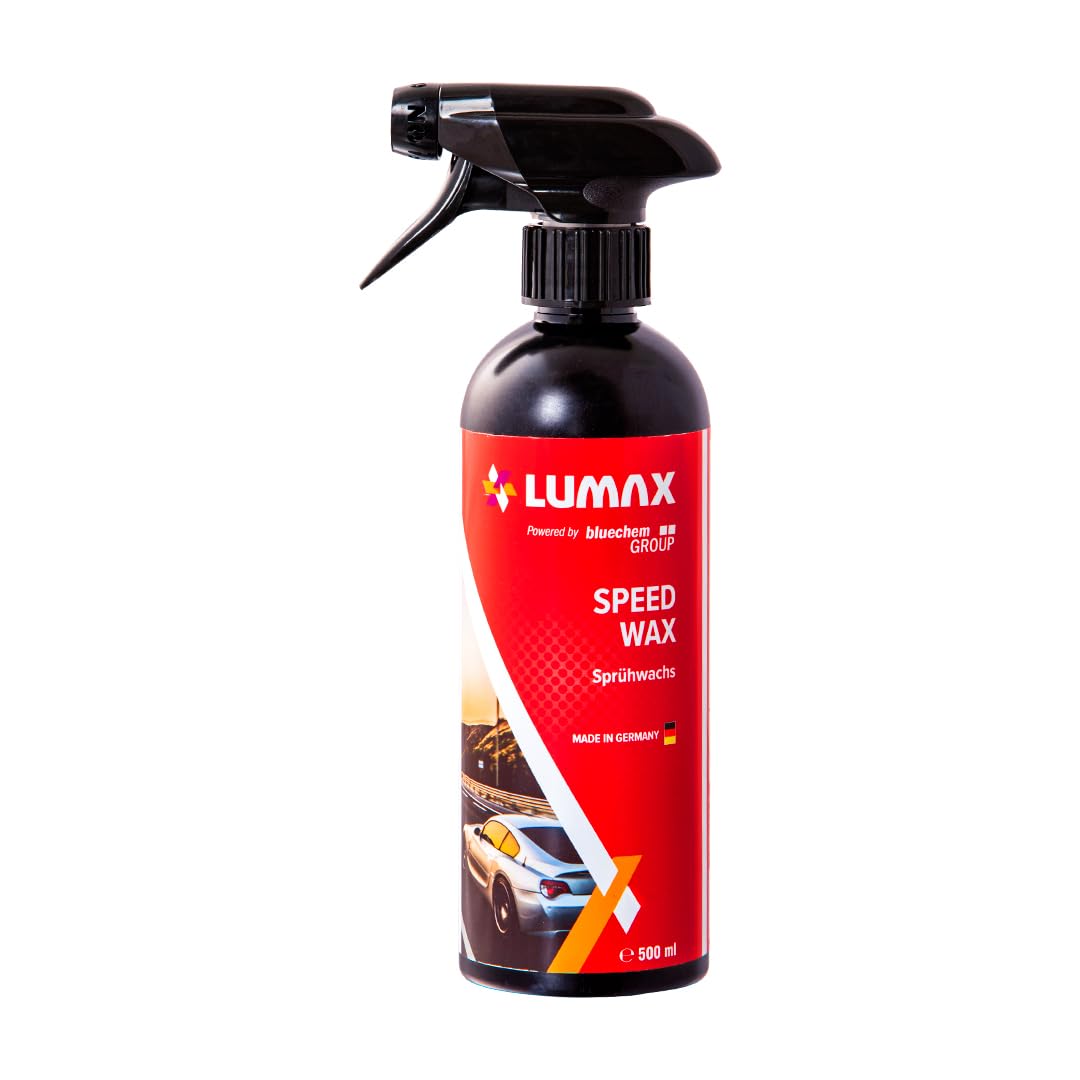 Lumax Speed Wax | 500ML | Incredible Shine & Protection for your Car | Airing Time of 2 Minutes | Applicable in Direct Sunlight | No Polishing Required