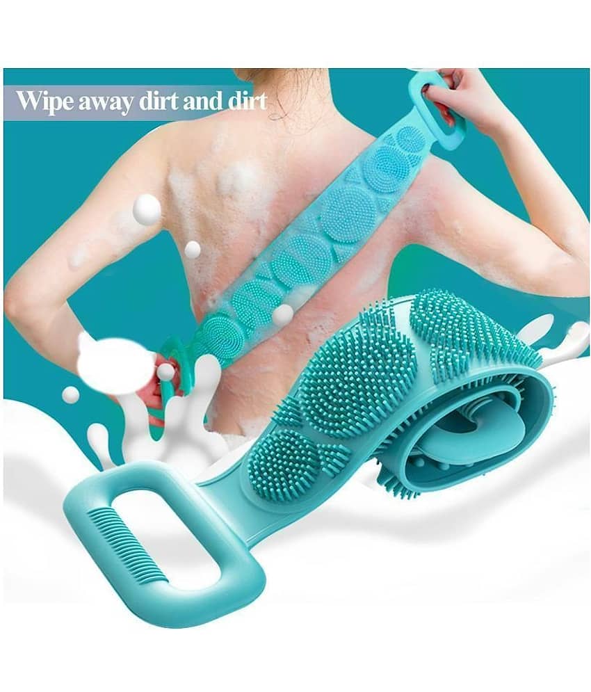 Silicone Body Scrubber Belt Double Side Body Wash