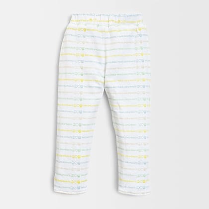 Peanuts™ Printed White Reversible Pajama-0 M / White