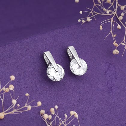 Zircon Twirl Earring