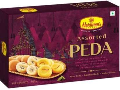 Haldiram's Assorted Peda - 350 Gm - Pack of 2