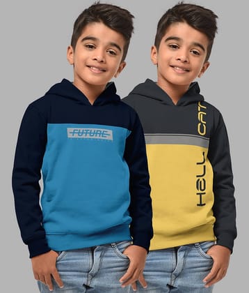 HELLCAT Pack of 1 Boys Cotton Blend Sweatshirt ( Multicolor6 )