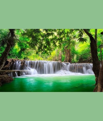 Asmi Collection Beautiful Waterfall Nature Sticker ( 55 x 90 cms )