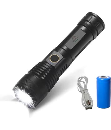 RENMAX - Above 50W Rechargeable Flashlight Torch ( Pack of 1 )