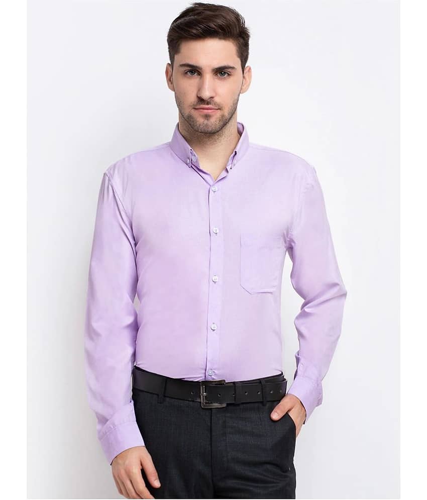 Makhanchor - Blue Cotton Slim Fit Men's Formal Shirt (Pack of 1)