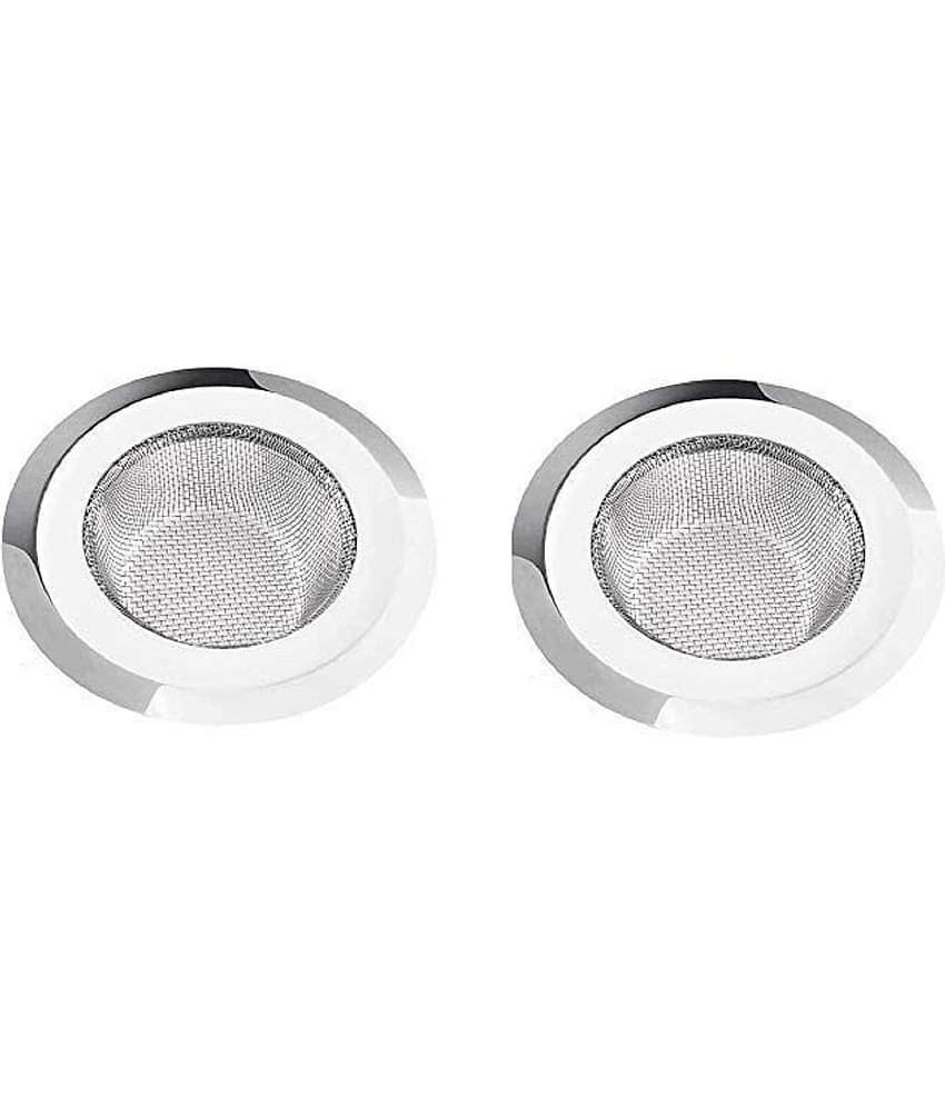 VEDO Kitchen Sink Strainer Heavy Duty Stainless Steel Strainer Kitchen Drain Basin Basket Filter Stopper Drainer Sink Jali (Pack of 2)
