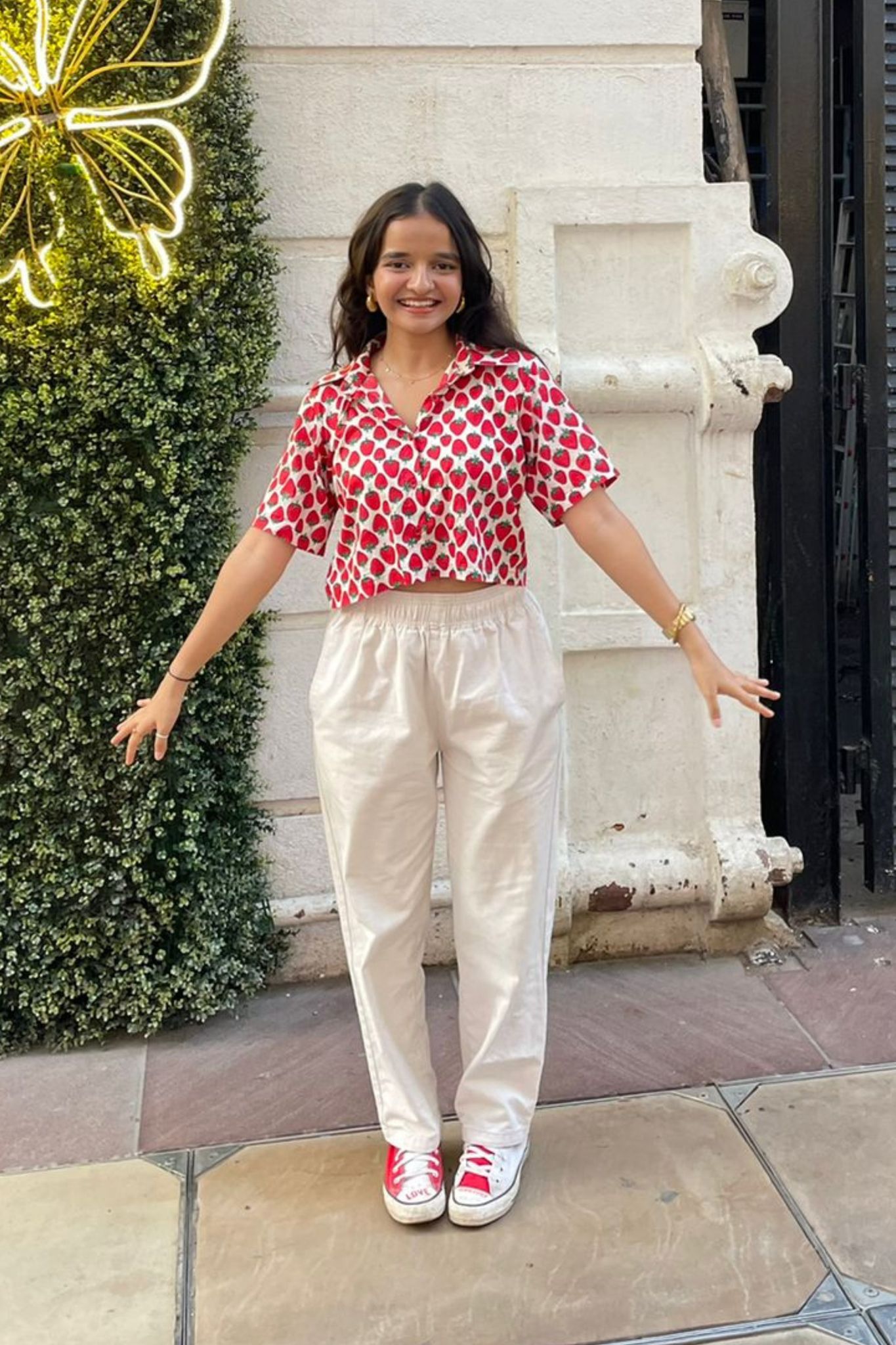 Strawberry Crop Shirt-XS