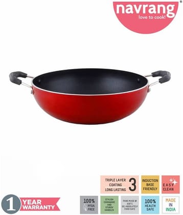 Navrang Induction Friendly Non-Stick Kadai 240,2200 ml