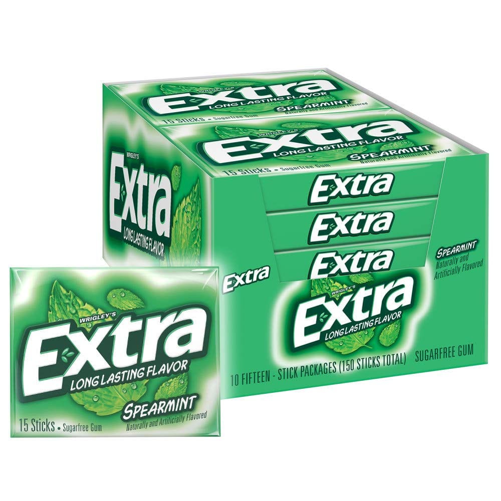 Wrigley's Extra Spearmint Sugarfree Gum, 40.5 gm