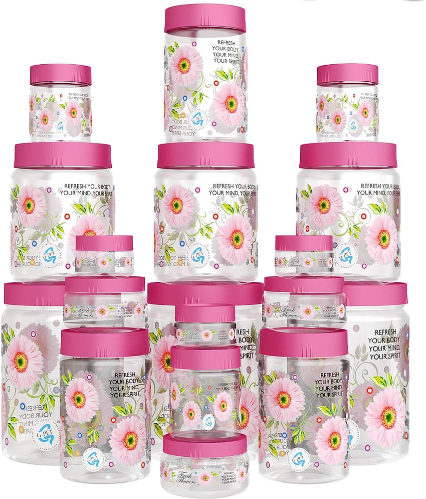 G-Pet Print Magic PET Food Container Set of 18 2000 mL