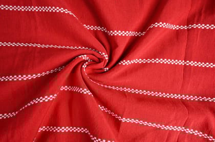 Double Bedsheet Red With Pillow Cover