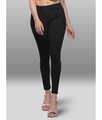 LYRA - Cotton Skinny Fit Navy Women's Jeggings ( Pack of 1 )