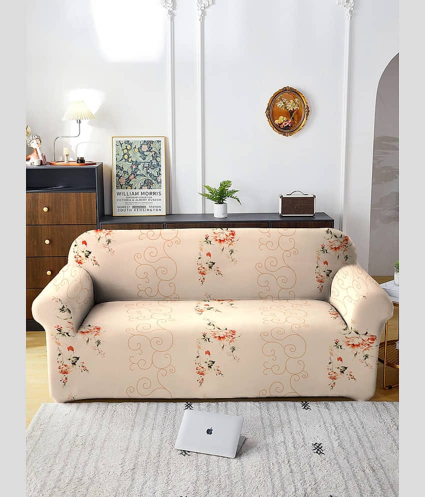 Cortina 2 Seater Polyester Sofa Cover ( Pack of 1 )