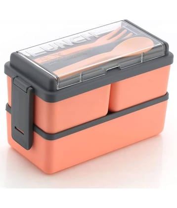 Anshri Plastic Lunch Box 3 - Container ( Pack of 1 )