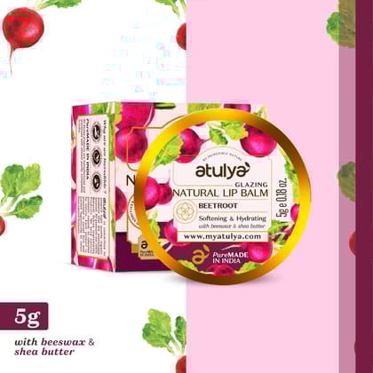Atulya Beetroot Lip Balm | Softening and Hydrating - 5gm Atulya Beetroot Lip Balm | Softening and Hydrating - 5gm