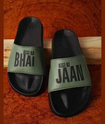 PERY PAO Olive Men's Slide Flip Flop