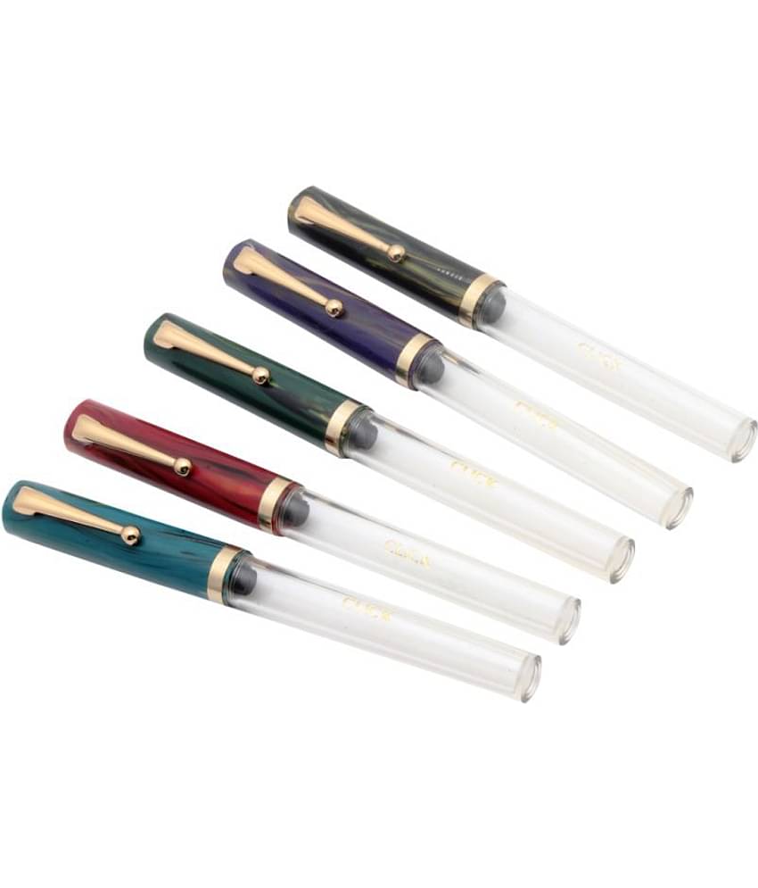 Srpc - Multicolor Medium Line Fountain Pen (Pack of 5)
