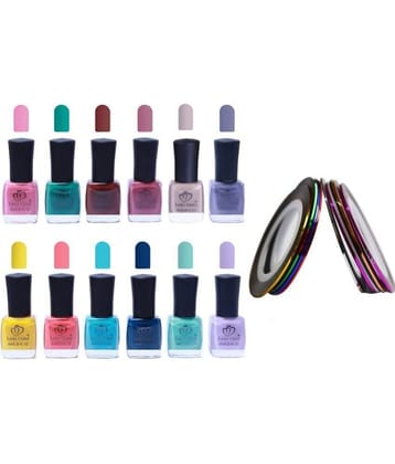 Looks United - Multi Glossy Nail Polish ( Pack of 22 )