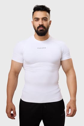 Elite Compression T-shirt White-XXL