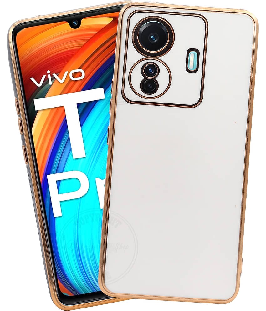 VAKIBO Plain Cases Compatible For TPU Glossy Cases Vivo T1 Pro 5G ( )
