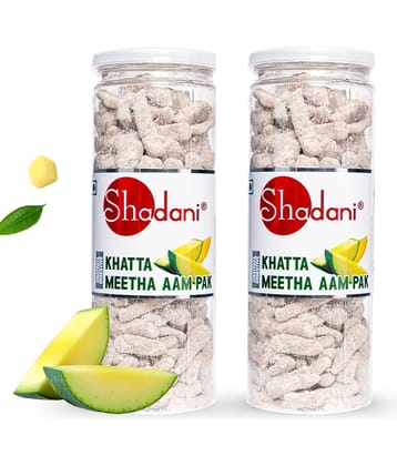 Shadani Khatta Meetha Aampak Hard Candies 225 gm Pack of 2