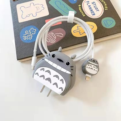 Valente Protective Case For Samsung 25w Charger with Cable protector-Totoro